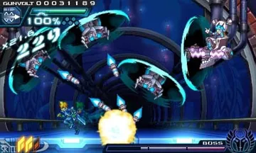 Azure Striker Gunvolt - Striker Pack (USA) screen shot game playing